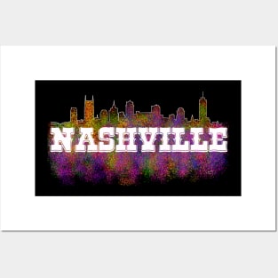 Nashville Skyline Posters and Art